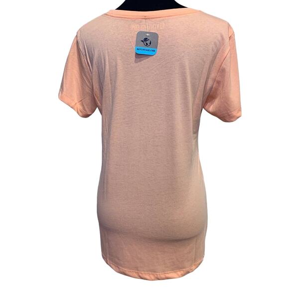 New Hand Printed Womens Large White Cockatoo Parrot Ukraine Fundraiser Bird Tee - Picture 3 of 4